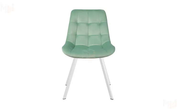 Стул поворотный Эйден М Confetti aquamarine/белый