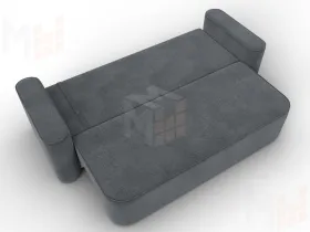 Диван прямой Лига-118 НПБ ( LAIM 23 светло-серый )