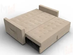 Диван прямой Лига-104 (160) ( SEVEN 729 бежевый )