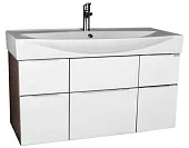 Тумба подвесная под умывальник "Элвис 105" Титан Домино