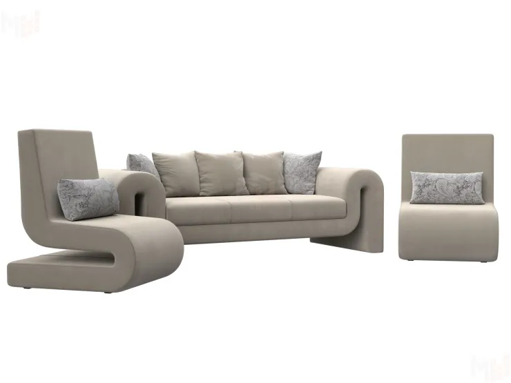 Набор Волна-1 (диван, 2 кресла)