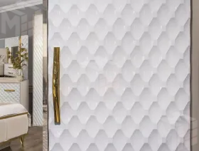 Шкаф Lara 5-дверный белый глянец