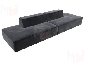 Диван прямой модульный Монс лофт ( TOWER 11 темно-серый )
