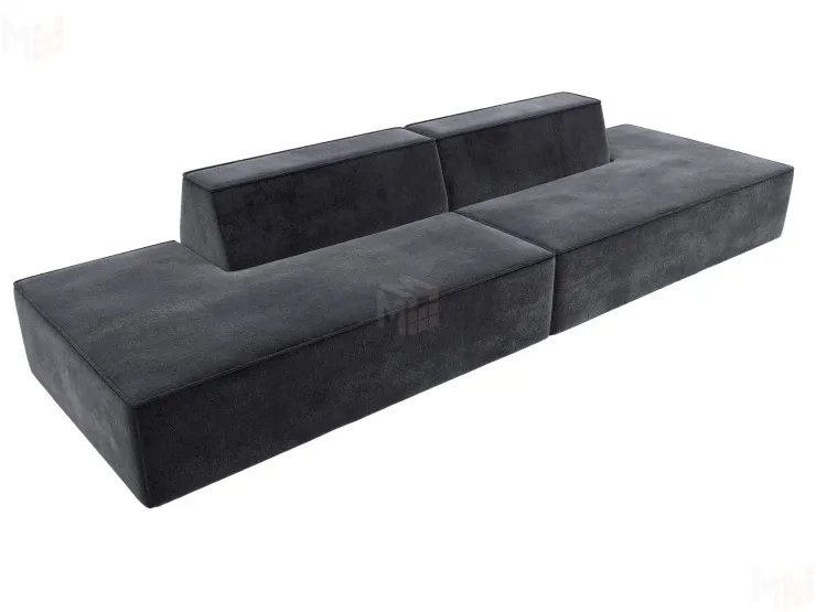 Диван прямой модульный Монс лофт ( TOWER 11 темно-серый )