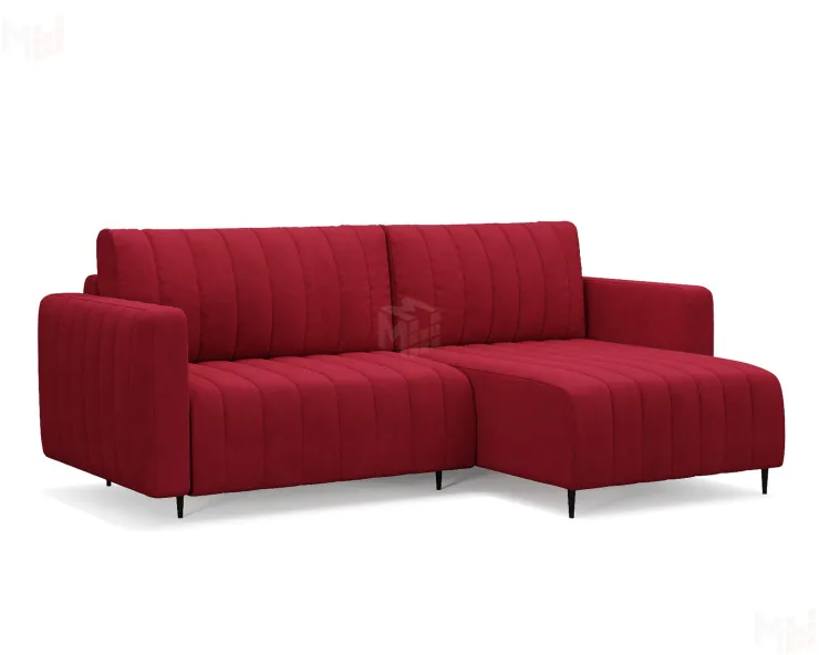 Угловой диван Флорент (Кордрой красный)