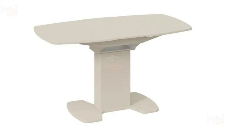 Стол обеденный Портофино - СМ(ТД)-105.01.11(1) Бежевое, Стекло бежевое матовое LUX