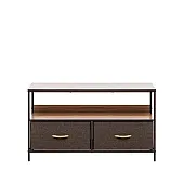 Комод Leset Локи 2 ящ., Коричневый (Коричневый/Темно-коричневый)