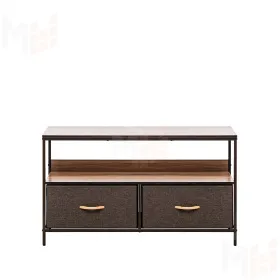 Комод Leset Локи 2 ящ., Коричневый (Коричневый/Темно-коричневый)