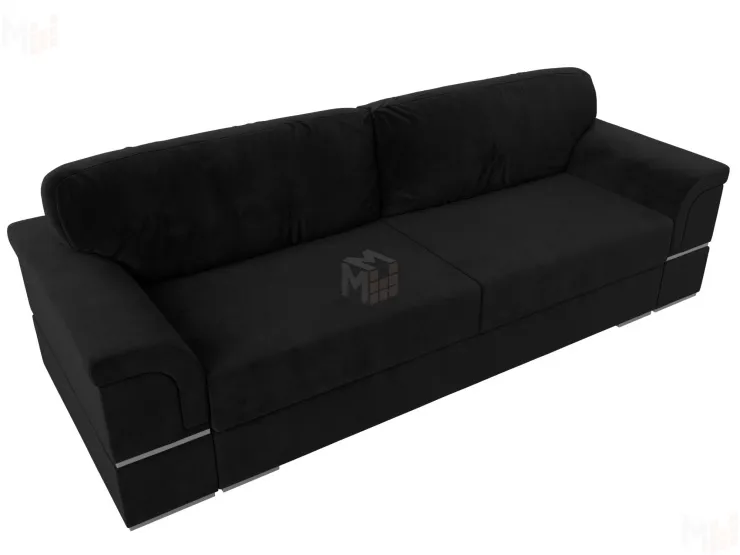 Прямой диван Порту (Черный)