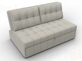 Диван прямой Лига-107 (140) ( Амур 02 бежевый )