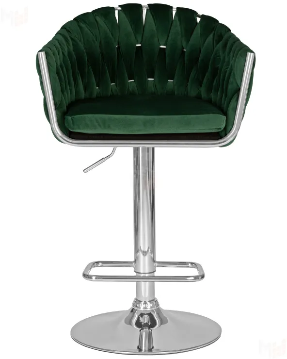 Стул барный DOBRIN MARCEL (зеленый велюр (MJ9-88))