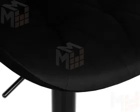 Стул барный DOBRIN BARNY BLACK (черный велюр (MJ9-101))