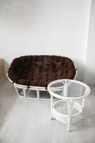 Подушка на диван Мамасан коричневая