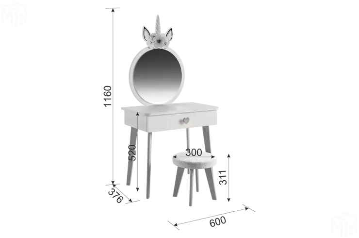 Набор детский Единорожка