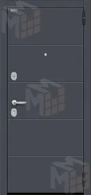 Входная металлическая дверь Прайд Kale Graphite Pro/Nordic Oak