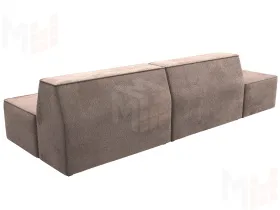 Диван прямой модульный Монс Модерн левый ( TOWER 05 бежевый )