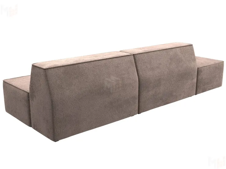 Диван прямой модульный Монс Модерн левый ( TOWER 05 бежевый )