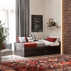 Кровать-кушетка раздвижная Сириус 90*200 венге