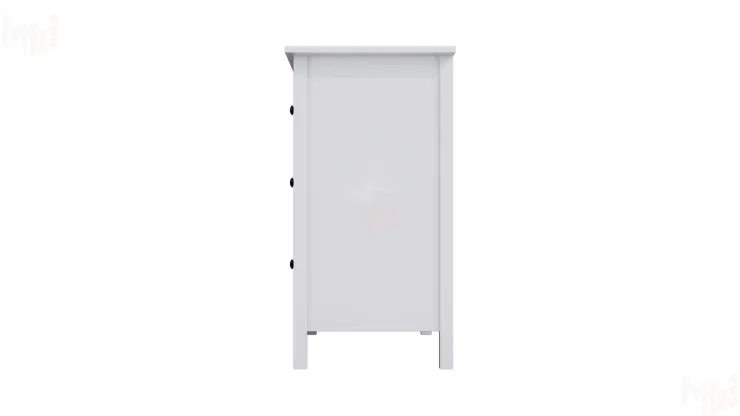 Комод КЫМОР 3 ящика белый