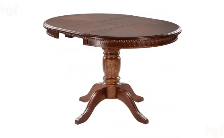 Стол деревянный раскладной Лорель D90 Миланский орех