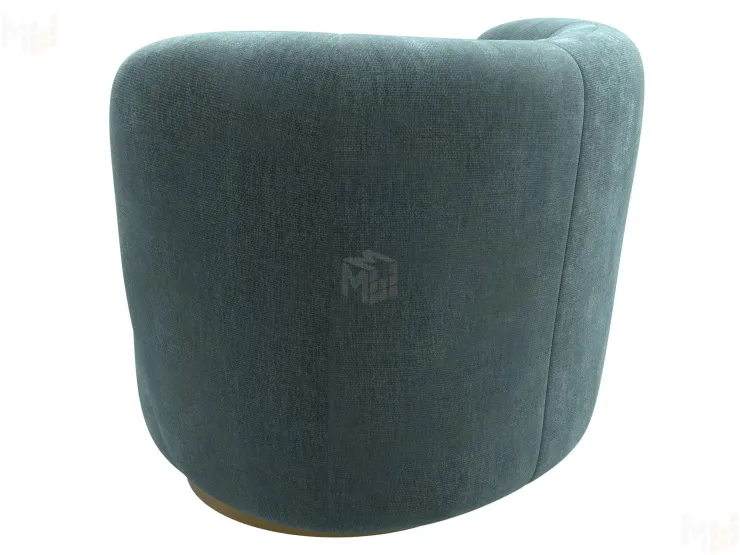 Кресло Лига-072 ( шенилл RIMINI 11 серо-зеленый )