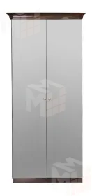 Шкаф Патрисия 2-дверный с зеркалом караваджо глянец