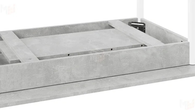 Стол обеденный Крит Белый, Ателье светлый