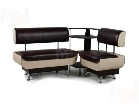 Кухонный диван Валенсия 221-101 Стандартный комплект 1100х1500 с полками 