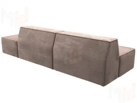 Диван прямой модульный Монс Модерн правый ( TOWER 05 бежевый )