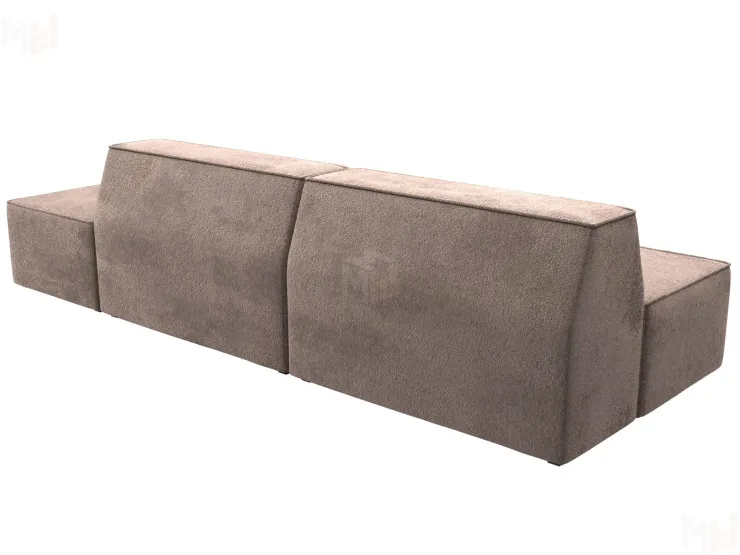 Диван прямой модульный Монс Модерн правый ( TOWER 05 бежевый )