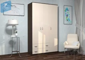 Шкаф Комфорт-10 венге/дуб молочный