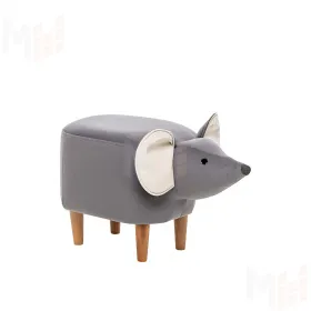 Пуф Leset Mouse COMBI (V32 серый, компаньон V01 белый)