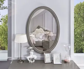 Зеркало Мишель Лайт серый камень