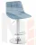 Стул барный DOBRIN TAILOR (пудрово-голубой велюр (MJ9-74))