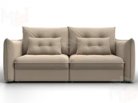 Диван прямой Лига-100 НПБ ( SEVEN 729 бежевый )