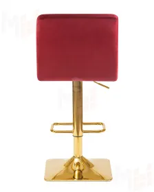 Стул барный DOBRIN GOLDIE (бордовый велюр (MJ9-43))