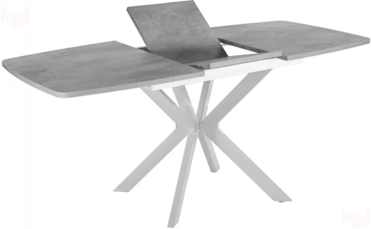 Стол раскладной Твин Лофт 130 Бетон/Белый