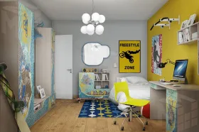 Стол письменный ЮНА 407