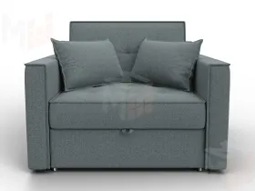 Кресло-кровать Лига-104 (80) ( Амур 07 серый )