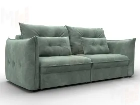 Диван прямой Лига-100 НПБ ( BRUT 08 зеленый )