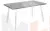 Стол раскладной Лаки Лофт 140 Бетон/Белый