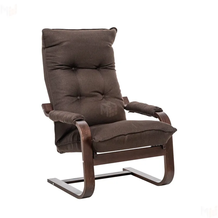 Кресло-трансформер Leset Оливер (Орех текстура/Malmo 28 (коричневый))