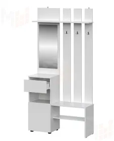 Вешалка Токио с зеркалом (Серия 2)