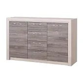 Комод Октава 2С4Я (дуб клабхаус серый)