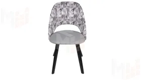 Стул Сириус тип 1  Черное дерево / тк. №123 / тк.121