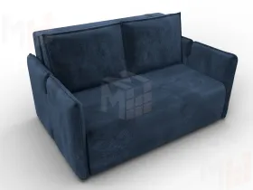 Диван прямой Лига-117 ( TOWER 13 синий )