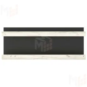 Полка навесная Соната НПС-1200 Дуб Крафт белый - Антрацит