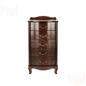 Комод Leset "Джульетта" узкий (5 ящ.) (Орех)