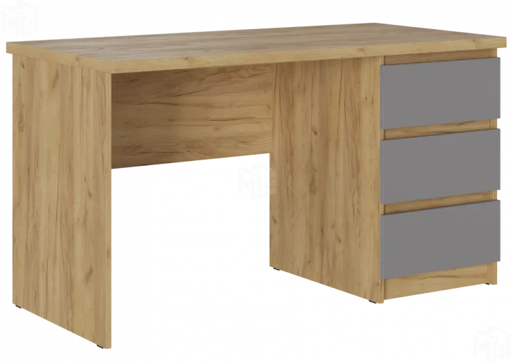 Стол письменный Бостон СП-001 (крафт золотой/серый шифер)