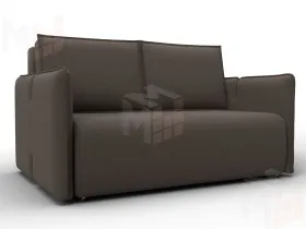 Диван прямой Лига-117 ( Амур 05 коричневый )
